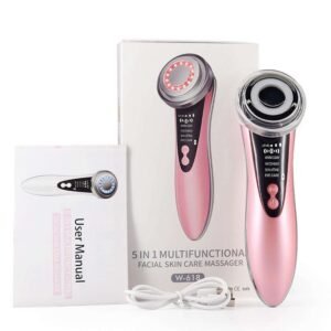 facial massager with galvanic ion therapy