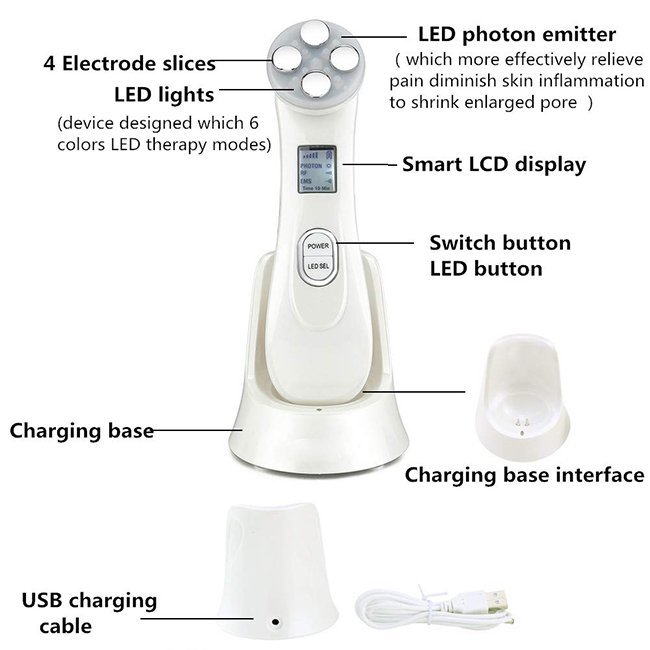 wrinkle removal & face lift device for home